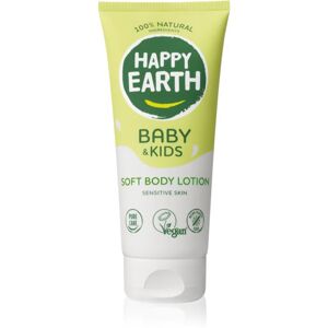 Happy Earth 100% Natural Soft Bodylotion for Baby & Kids cream for children 200 ml