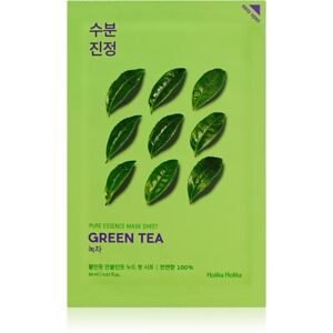 Holika Holika Pure Essence Green Tea nourishing sheet mask for sensitive and reddened skin 23 ml