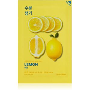 Holika Holika Pure Essence Lemon softening and refreshing sheet mask with vitamin C 20 ml