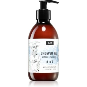LaQ Goat From Poznaň refreshing shower gel 8-in-1 with hop cone extract 300 ml