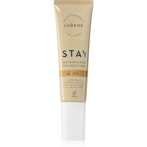 Lumene Stay Weightless matt liquid foundation SPF 30 shade 4 Tan 30 ml