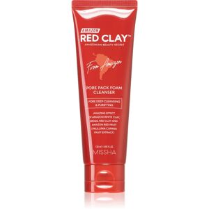 Missha Amazon Red Clay™ deep-cleansing mousse with clay 120 ml