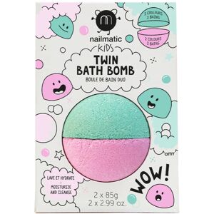 Nailmatic Kids bath bomb Pink + Lagoon 2x85 g