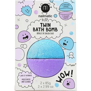 Nailmatic Kids bath bomb Blue + Violet 2x85 g