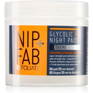 NIP+FAB Glycolic Fix Extreme cleansing pads night 60 pc