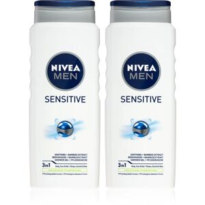 Nivea Men Sensitive body and hair shower gel (economy pack)