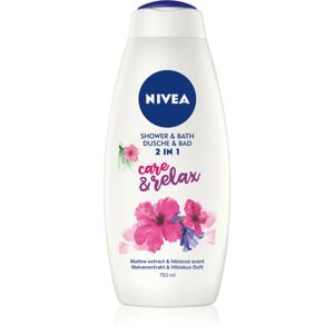 Nivea Care & Relax 2-in-1 bath foam and shower gel 750 ml