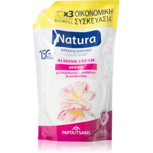 PAPOUTSANIS Natura Almond Cream liquid soap for hands 750 ml