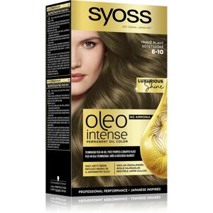 Syoss Oleo Intense permanent hair dye with oil shade 6-10 Dark Blond 1 pc
