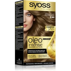 Syoss Oleo Intense permanent hair dye with oil shade 6-80 Hazelnut Blond 1 pc