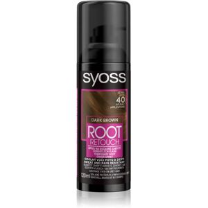 Syoss Root Retoucher root touch-up hair dye in a spray shade Dark Brown 120 ml