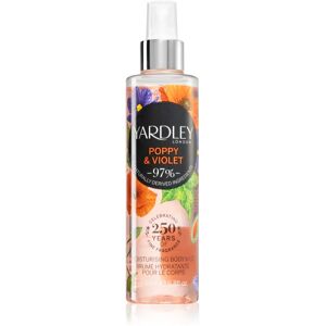 Yardley Poppy & Violet Hydrating Body Spray W 200 ml