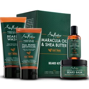 Shea Moisture Complete Beard Kit   All Natural Ingredients   Maracuja Oil & Shea