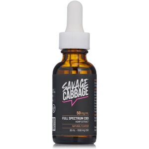 Savage Cabbage Full Spectrum CBD Oil 50mg 30ml