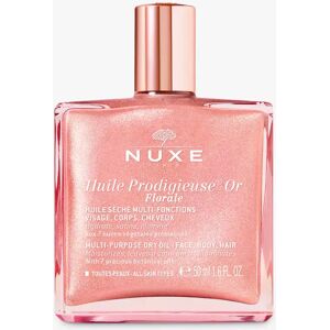 NUXE Huile ProdigieuseÂ® Floral Gold Shimmer Multi-Purpose Dry Oil, 50ml - Unisex - Size: 50ml