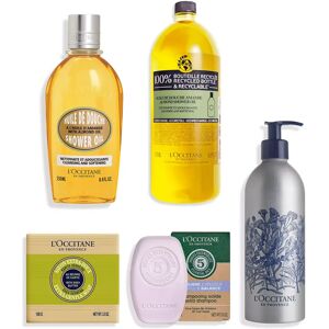 L'OCCITANE Almond Shower Oil 250ml & Refill Bundle with Gift - Unisex