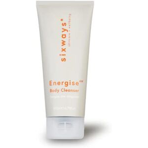 Sixways Energise AM Body Cleanser: Natural Vegan Body Wash with Grapefruit + Amber, Made in the UK, Hydrates and nourishes, 200ml