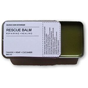 Belenos Therapy RESCUE BALM - Healing Balm/Salve Tattoo Balm - with Tamanu Hemp and Cucumber in a base of shea butter and coconut oil