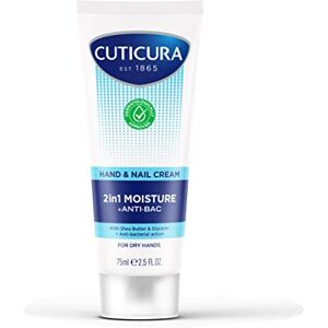 CUTICURA Hand & Nail 2 in 1 Antibac Moisture Cream 75ml, Anti Bacterial, Smoothing, Soothing & Moisturising Protection for Hands