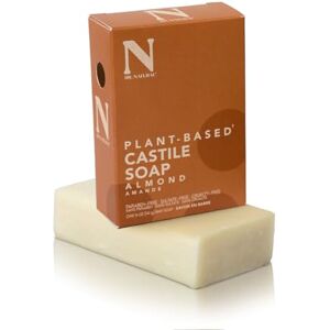 Dr. Natural Pure Castile Soap, Almond, 140 g - Plant-Based - Made with Shea Butter - Rich in Coconut and Olive Oils - Paraben-Free, Sulfate-Free, Cruelty-Free - Moisturizing Soap