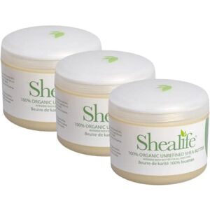 Shealife 100% Organic Unrefined Shea Butter 220g (3 Pack)