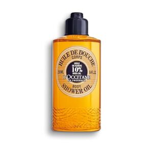 L'OCCITANE Shea Body Shower Oil 250ml, 10% Fair Trade Shea Butter, Cleansing & Nourishing, Vegan Formula, Luxury Body Care