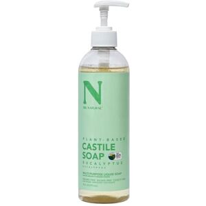 Dr. Natural Castile Liquid Soap, Eucalyptus, 473 ml - Plant-Based - Made with Organic Shea Butter - Rich in Coconut and Olive Oils - Sulfate and Paraben-Free, Cruelty-Free - Multi-Purpose Soap