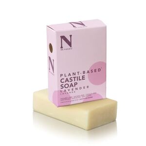 Dr. Natural Pure Castile Soap, Lavender, 140 g - Plant-Based - Made with Shea Butter - Rich in Essential Oils - Paraben-Free, Sulfate-Free, Cruelty-Free - Moisturizing Soap