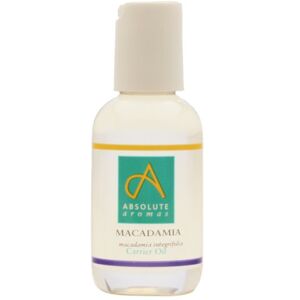 Absolute Aromas Macadamia Oil (Macadamia integrifolia) 50ml - Pure, Natural, Vegan and Cruelty Free – Moisturising Carrier Oil for Body and Facial Massage