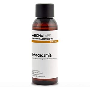 ORGANIC - MACADAMIA Oil - 50mL - 100% Pure, Natural, Cold Pressed and AB Certified - AROMA LABS (French Brand)