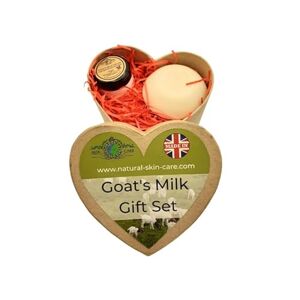 Care+ Heart Shaped Goats Milk Pure Soap Gift Set Elegance Natural Skin Care UK Present Gift suitable for Eczema Psoriasis Dermatitis