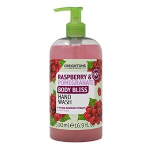 Creightons Body Bliss Raspberry and Pomegranate Hand Wash (500 ml) - Revitalise Your Senses and Boost Your Energy with Juicy Extracts of Raspberry & Pomegranate, Vegan Friendly & Cruelty Free