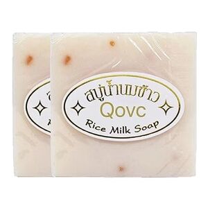 Visiblurry Rice Milk Soap Bar Skin Brightening Soap for Face and Body Organic Moisturising Soap-Free Cleansing Bar Multi-Functional Cleansing Bar for Washing Bathing Milk Whitening Soap for Hand,Face and Body