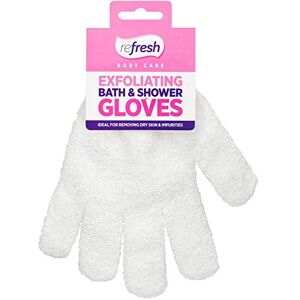 Homeshopa.com Homeshopa Exfoliating Gloves Body And Hand Wash Bath Accessories, Body Scrub For Women & Men, Exfoliating Mitt Sponge Glove, Dead Skin Remover Used In Shower & Bath (White)