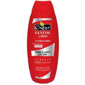 Chear Glycol Perfumed Moisturizing Hand & Body Lotion 250ml - for Men & Women for dry & normal skin - with Olive Oil & Glycerine