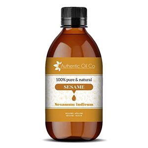 Authentic Oil Co Sesame Seed Oil Pure and Natural, Cold Pressed Vegan Friendly and Cruelty Free, 100ml