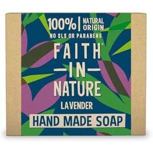 Faith In Nature Natural Lavender Hand Soap Bar, Relaxing, Vegan & Cruelty Free, No SLS or Parabens, 100g