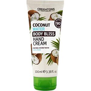 Creightons Body Bliss Coconut Water Hand Cream (100ml) - Invigorate your senses with refreshing coconut water, made with 90%+ naturally derived ingredients, Cruelty Free & Vegan Friendly