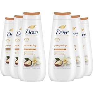 Dove Advanced Care Pampering Body Wash Shea Butter & Vanilla 6x 400 ml