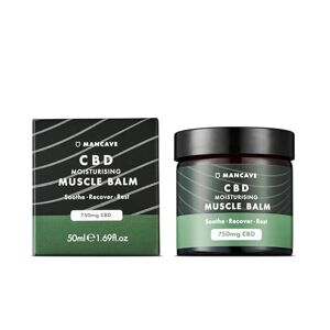 ManCave 750mg Muscle & Joint Moisturising Balm , 50ml, Infused with Mango Butter, Lavender Oil, Wintergreen Oil and Lemongrass Oil, Promotes Faster Recovery, Vegan Friendly
