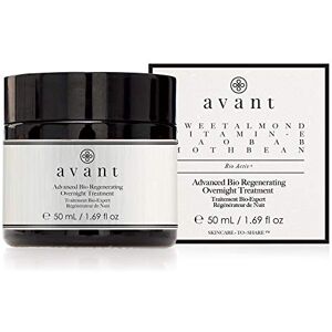 Avant Advanced Bio Regenerating Overnight Treatment (Anti-Ageing) 1x50 mL Beauty Night Mask Helps Intensely Hydrate, Reduce Signs of Ageing & Firms Skin Shea Butter, Matrixyl 3000 & Hyaluronic Acid Facial