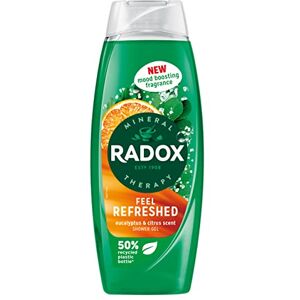 Radox Mineral Therapy Feel Refreshed body wash shower gel with a eucalyptus & citrus fragrance for a refreshing shower experience 450 ml