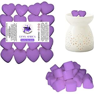 ma crafts&frags 20 x Highly Scented Wax Melts Mini Hearts Many fragrances Designer Inspired (Lynx Afric Inspire)