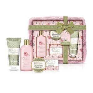 Baylis & Harding Royale Garden Rose, Poppy & Vanilla Luxury Bathing Hamper Gift Set (Pack of 1) - Vegan Friendly