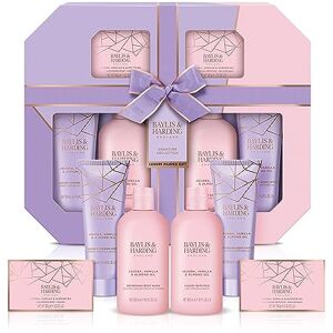 Baylis & Harding Jojoba, Vanilla & Almond Oil Ultimate Bathing Large Gift Set (Pack of 1) - Vegan Friendly