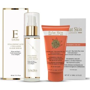 Eclat Skin London Unisex Hyaluronic Acid & Collagen Serum + + Shea Butter Day Cream - One Size