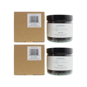 Made By Coopers Womens Coffee And Mint Body Scrub 250g X 2 - Na - One Size