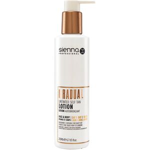 Sienna X Gradual Untinted Self Tan Lotion 200ml