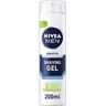 NIVEA MEN Sensitive Shaving Gel Pack of 6 (6 x 200ml) Sensitive Skin Shaving Gel