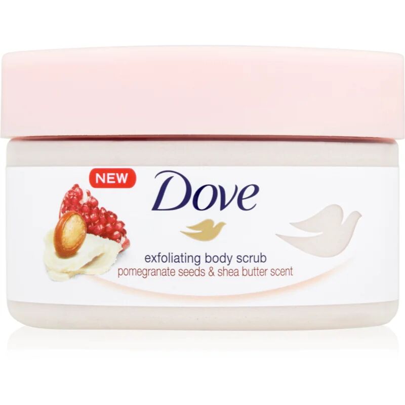 Dove Exfoliating Body Scrub Pomegranate Seeds & Shea Butter nourishing body scrub 225 ml